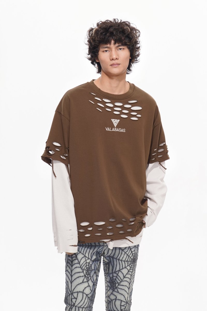 Iced Thermal Sweater Brown - Valabasas