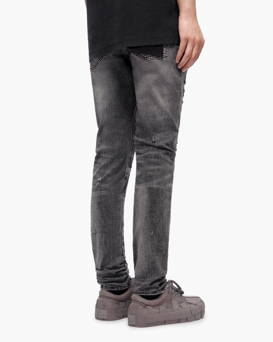 Ilyas Grey Wash Skinny Jeans - Valabasas
