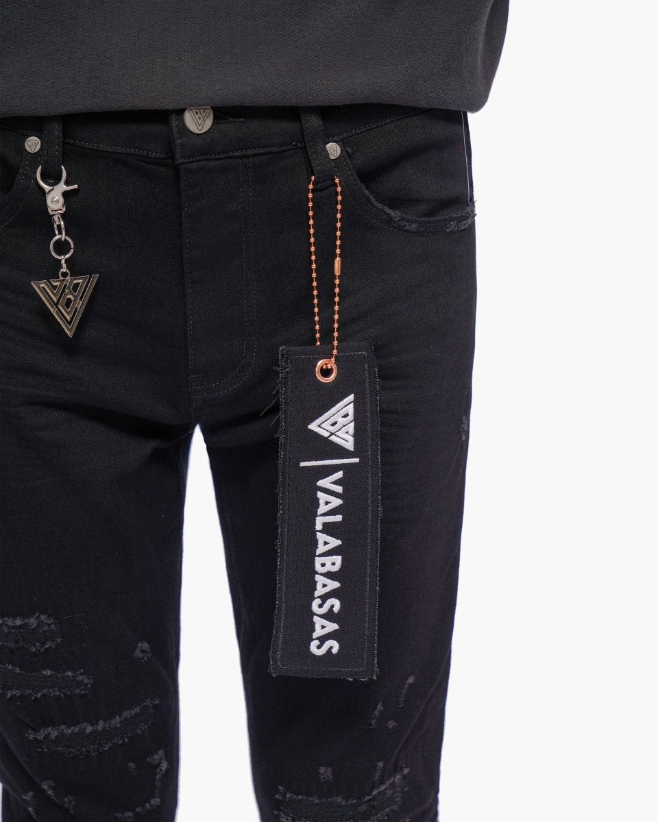 Ilyas Jet Black Skinny Jeans - Valabasas