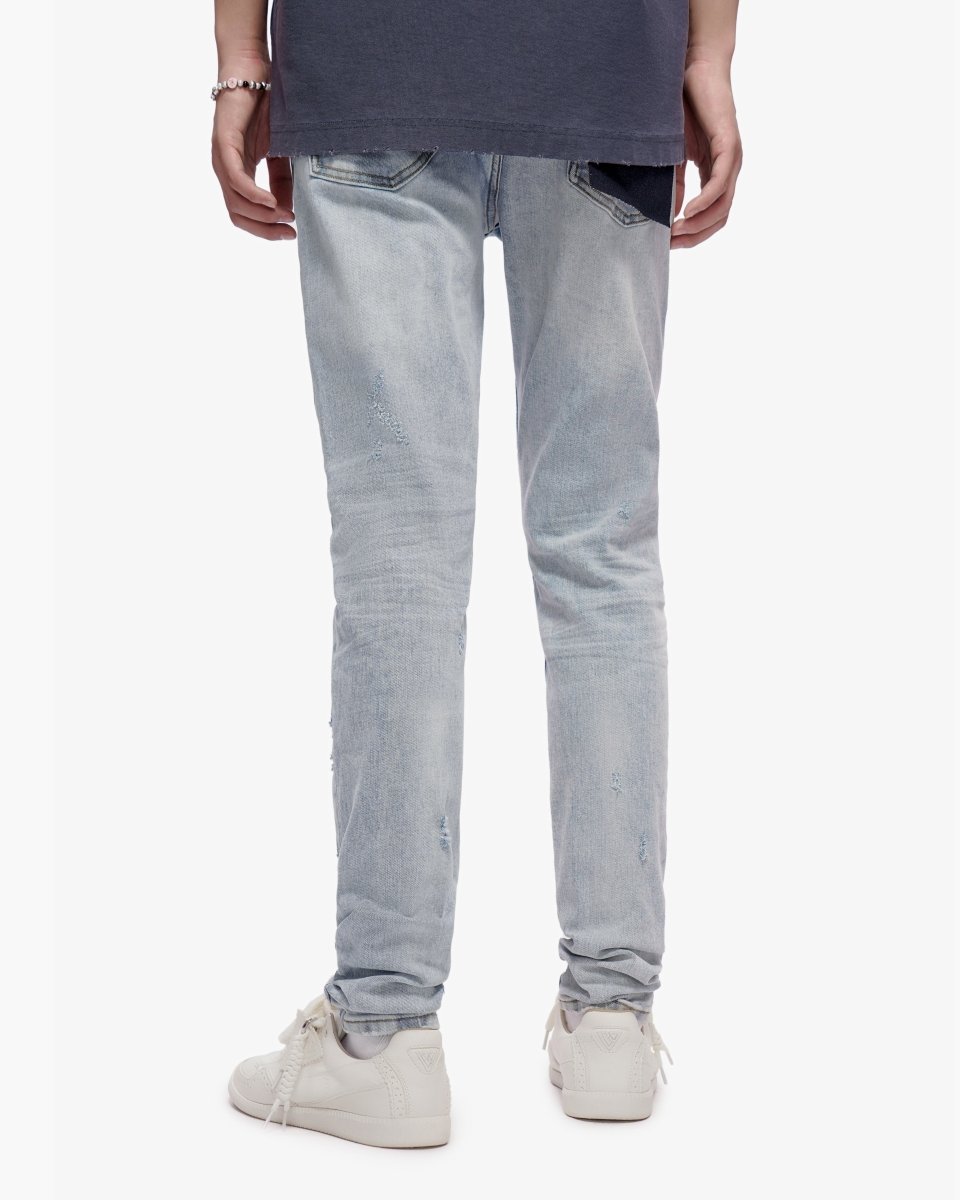 Ilyas Light Blue Wash Skinny Jeans - Valabasas