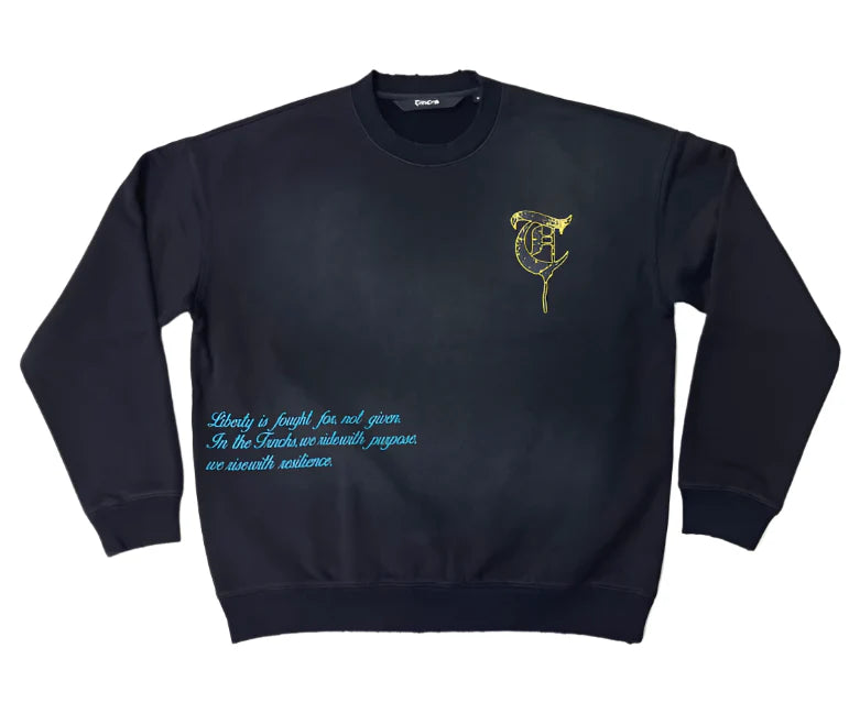 Trnchs Angels Among Vulture Men's Sweater - Black