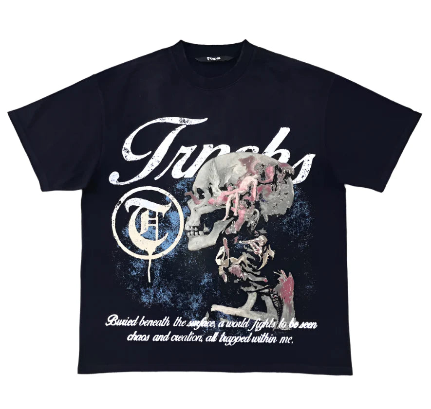 Trnchs Unseen Wars Tee Men's T-Shirt - Black