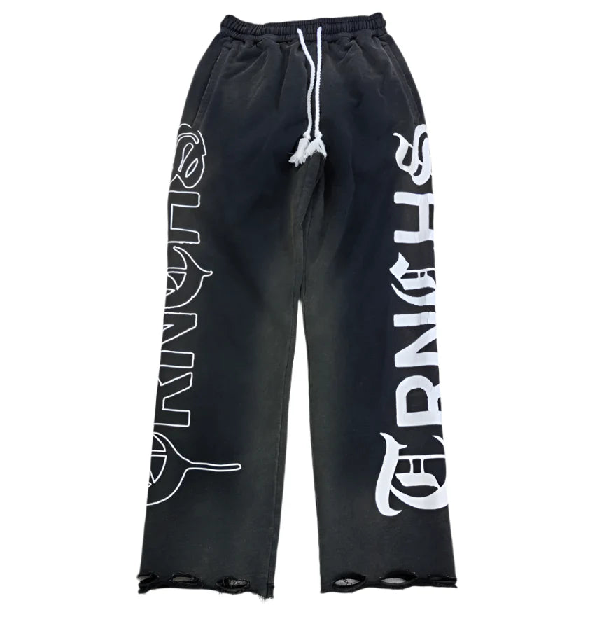 Trnchs Crimson Script Pant - Black