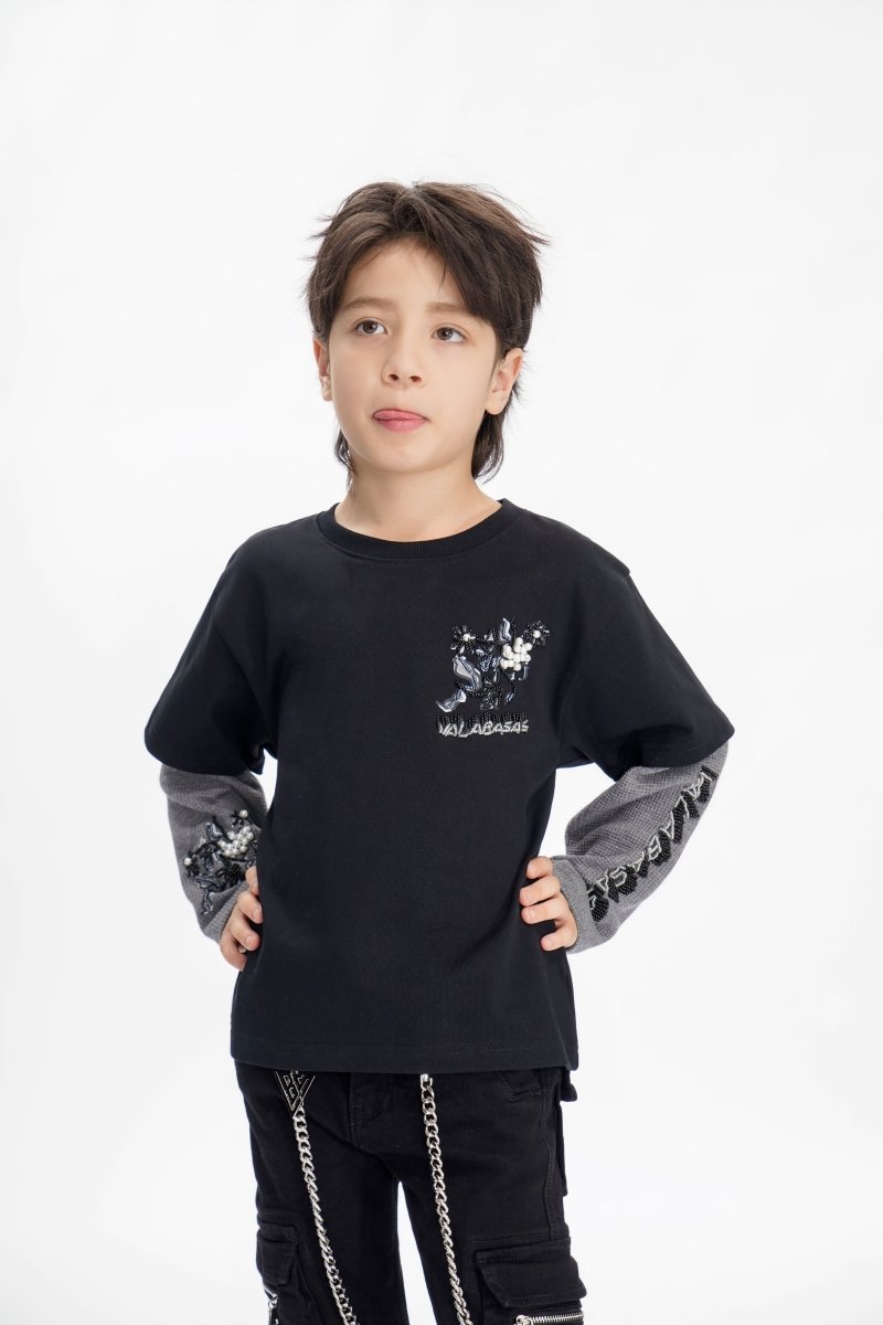 Valabasas Inheritance Kids Tee - Layered Sleeves