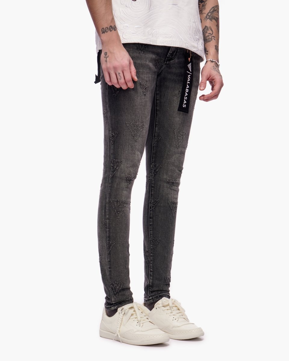 Iso Skinny Grey Wash Jeans - Valabasas