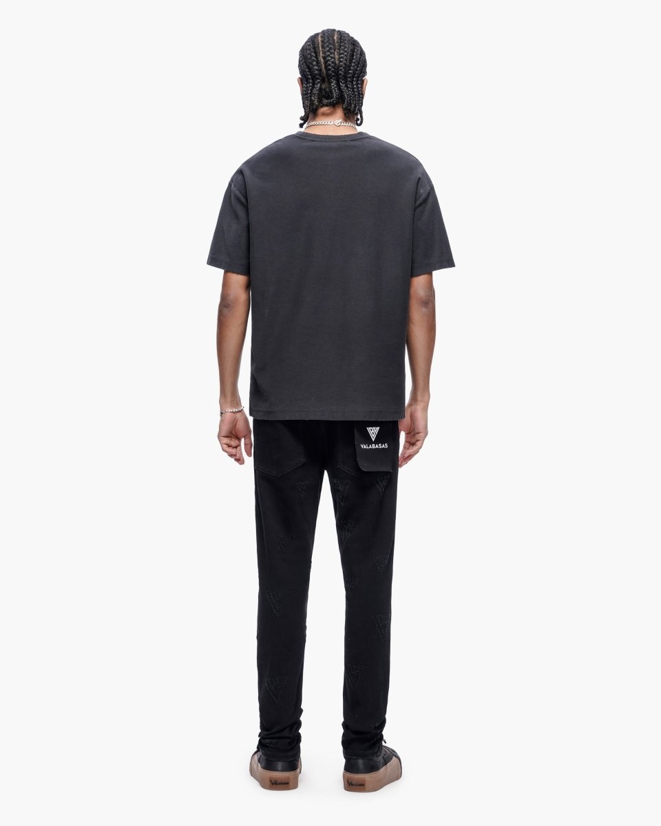 Iso Skinny Jet Black Jeans - Valabasas