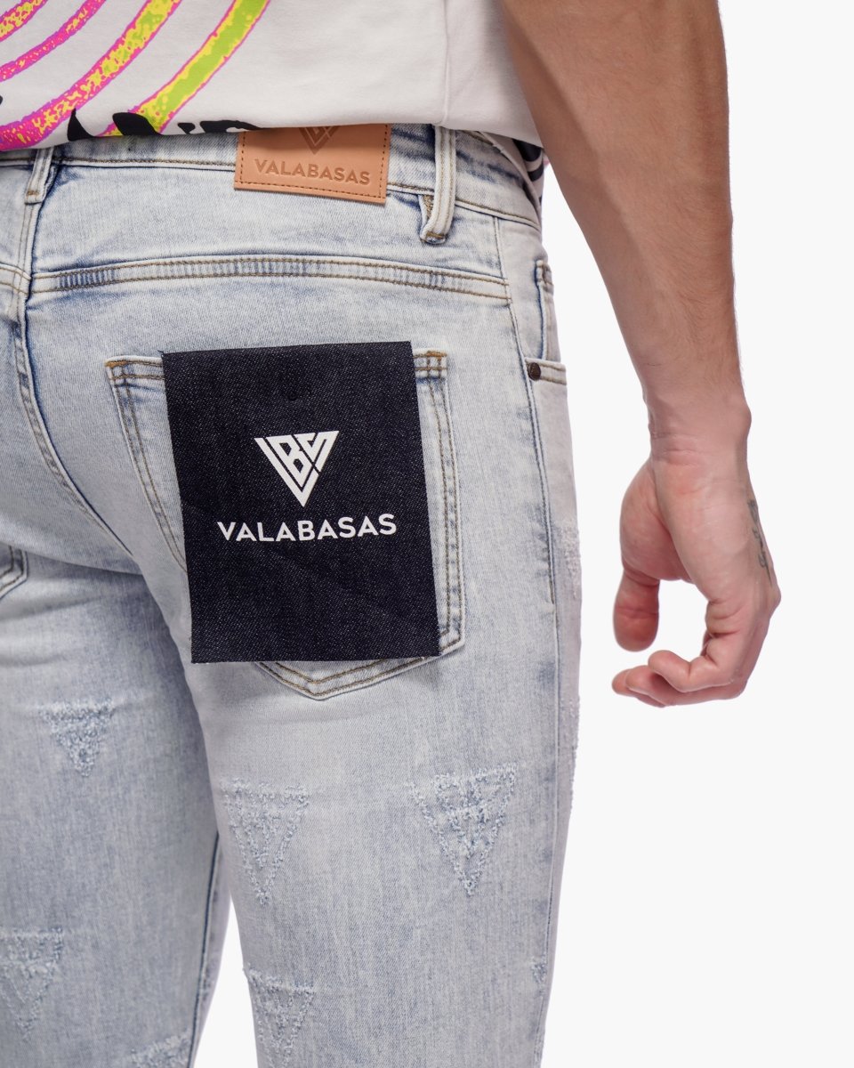 Iso Skinny Light Blue Wash Jean - Valabasas