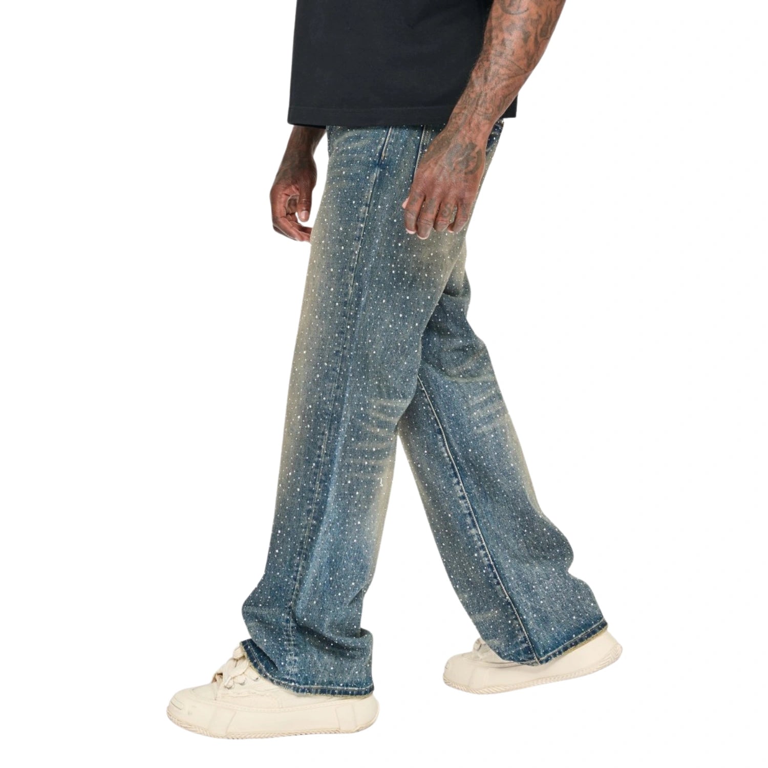 Valabasas Convince Baggy Jean - Distressed Wash