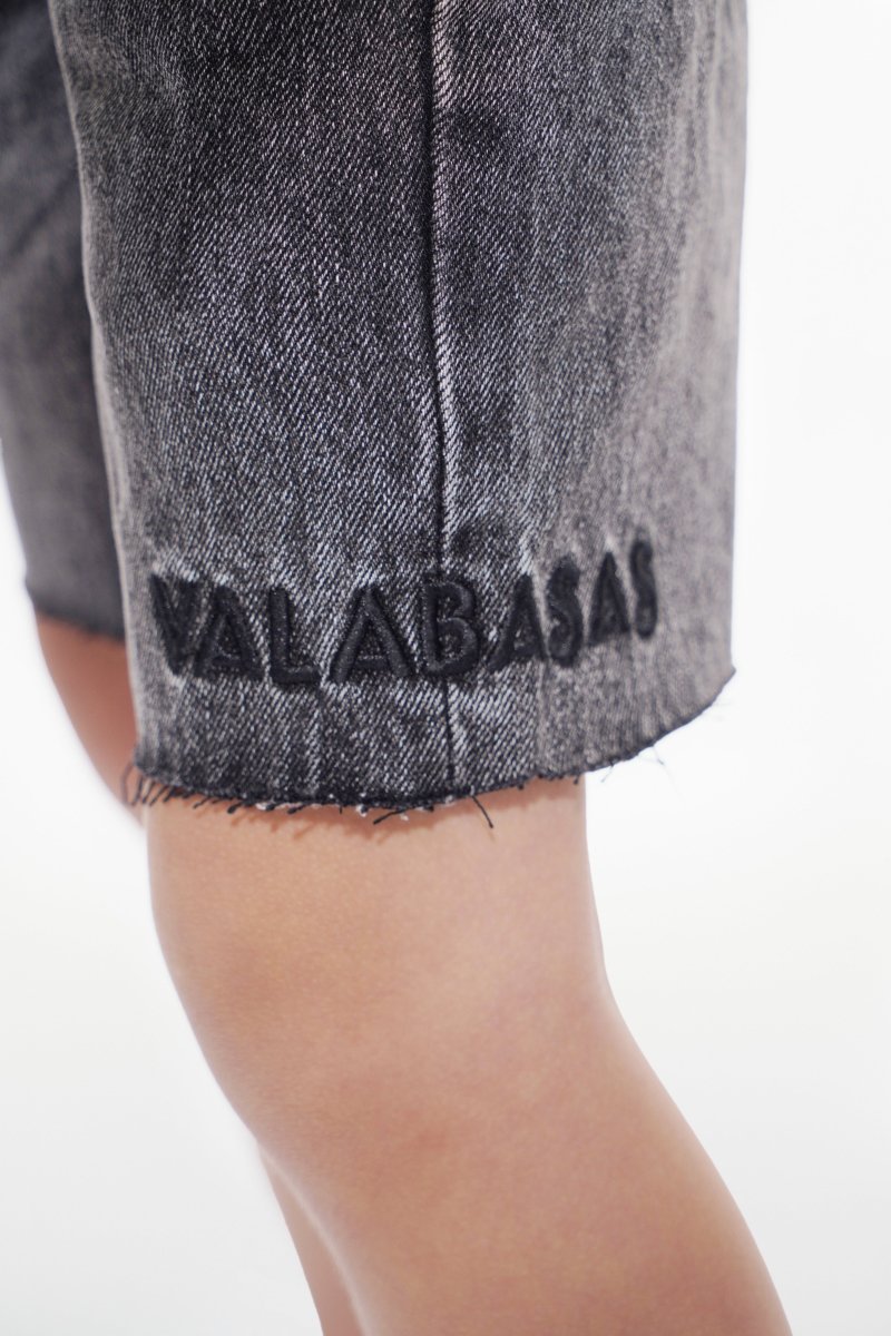Jr. Shorts Kids Denim Shorts Grey - Valabasas