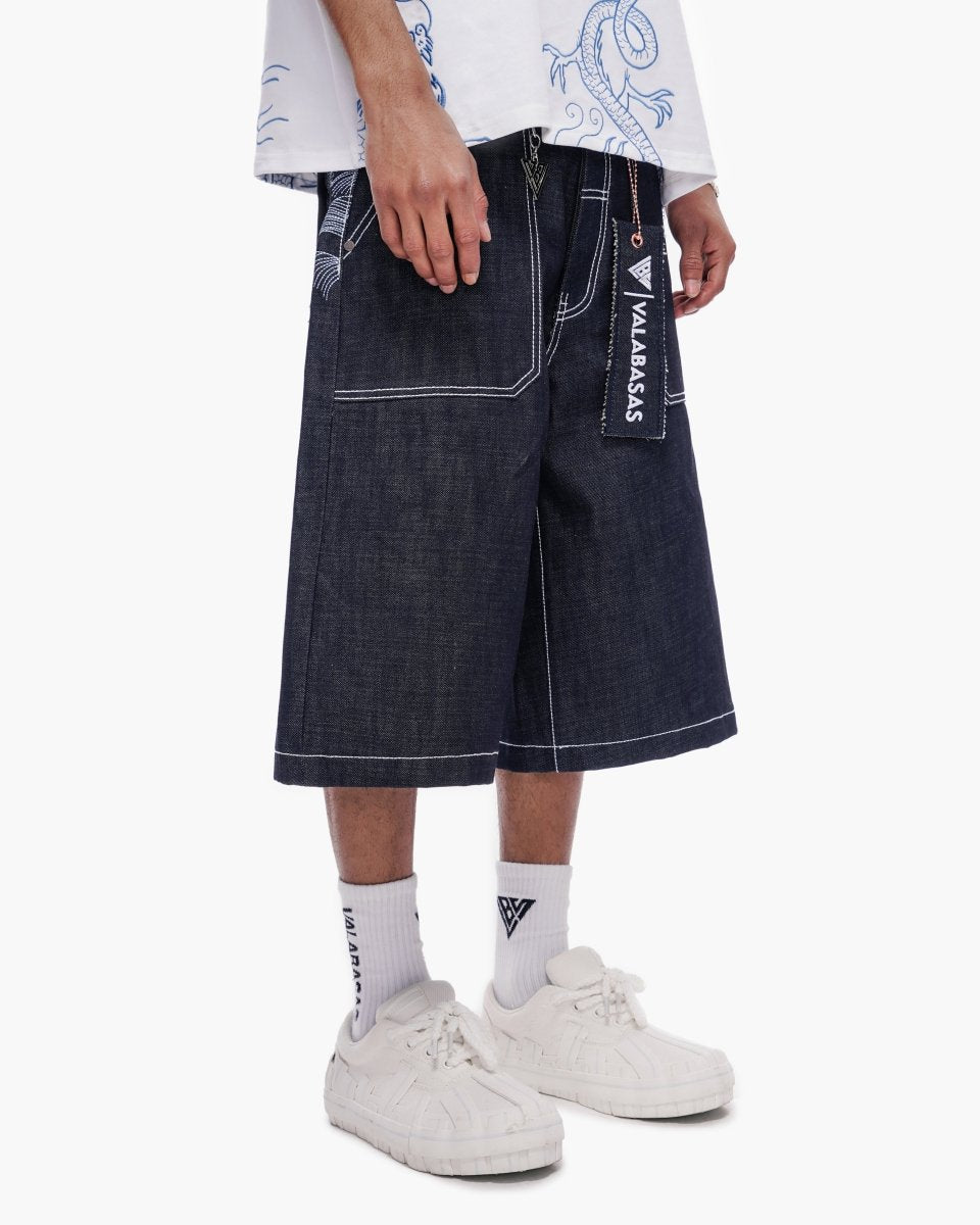 Kaze Baggy Jorts Indigo - Valabasas