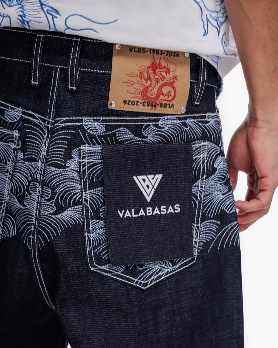 Kaze Baggy Jorts Indigo - Valabasas