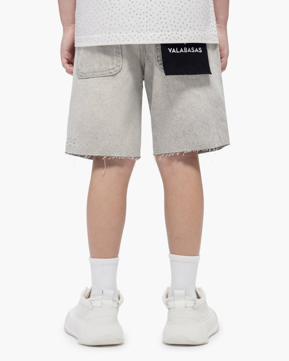 Kids Jr.Shorts Snow Grey - Valabasas