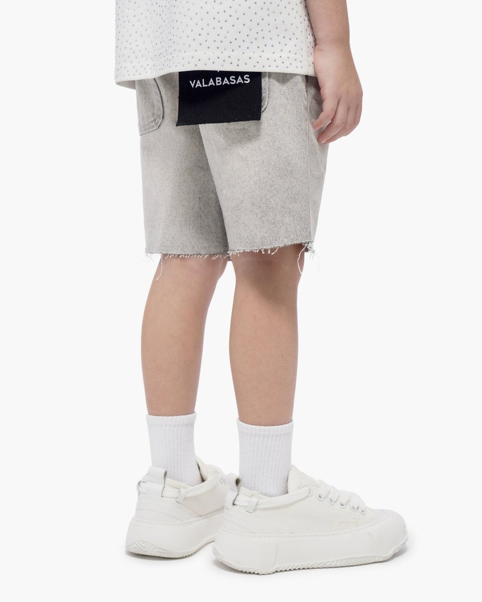 Kids Jr.Shorts Snow Grey - Valabasas
