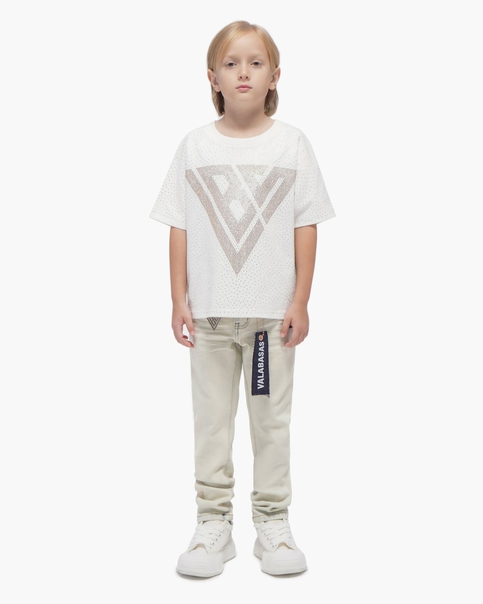Kids Jr.Slim Arctic Blue Jeans - Valabasas