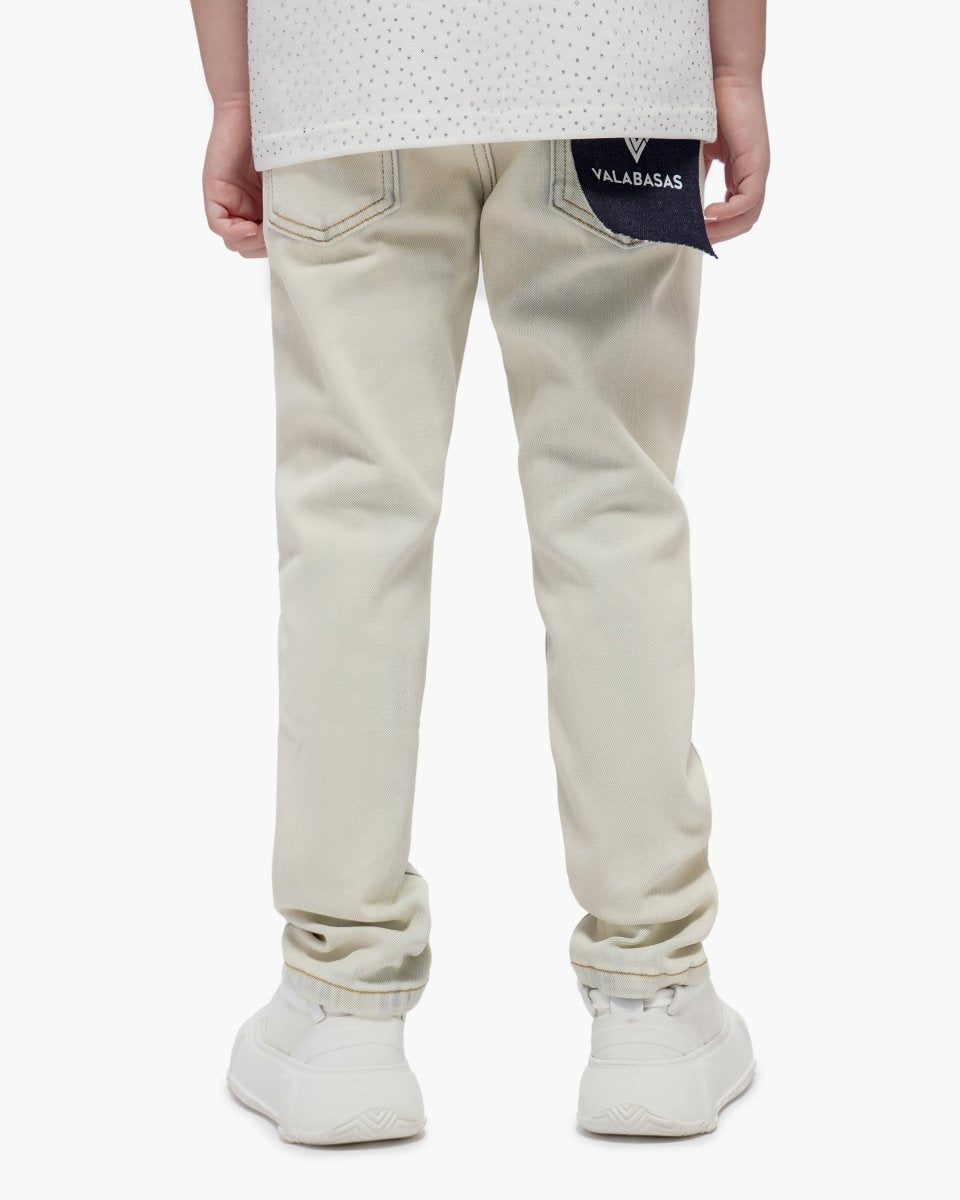 Kids Jr.Slim Arctic Blue Jeans - Valabasas