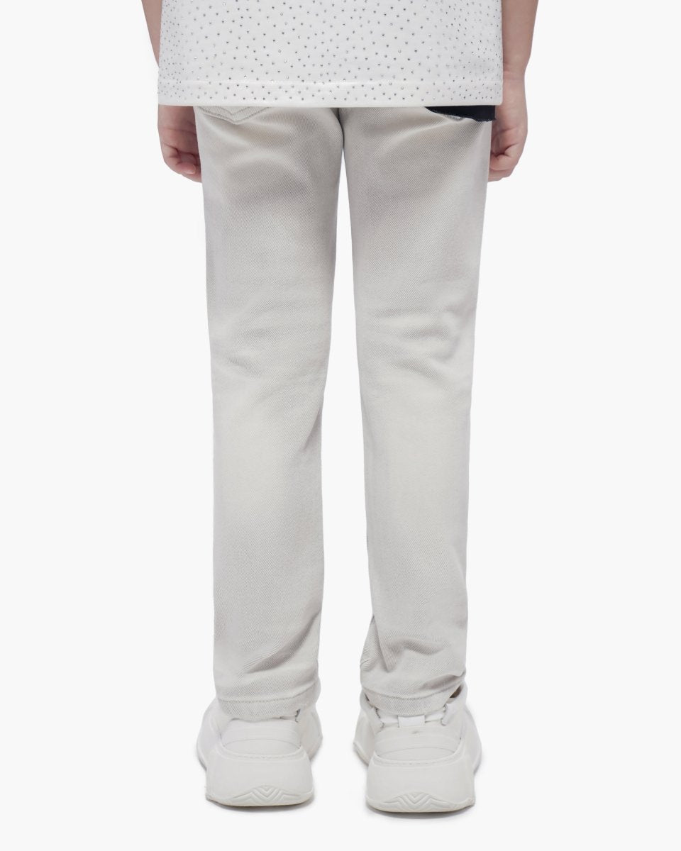 Kids Jr.Slim Snow Grey Jeans - Valabasas