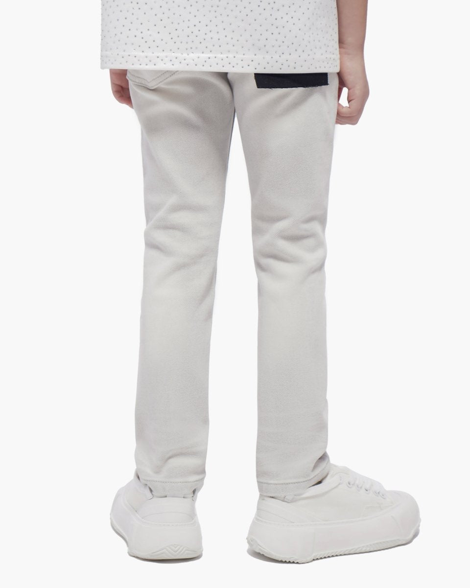 Kids Jr.Slim Snow Grey Jeans - Valabasas