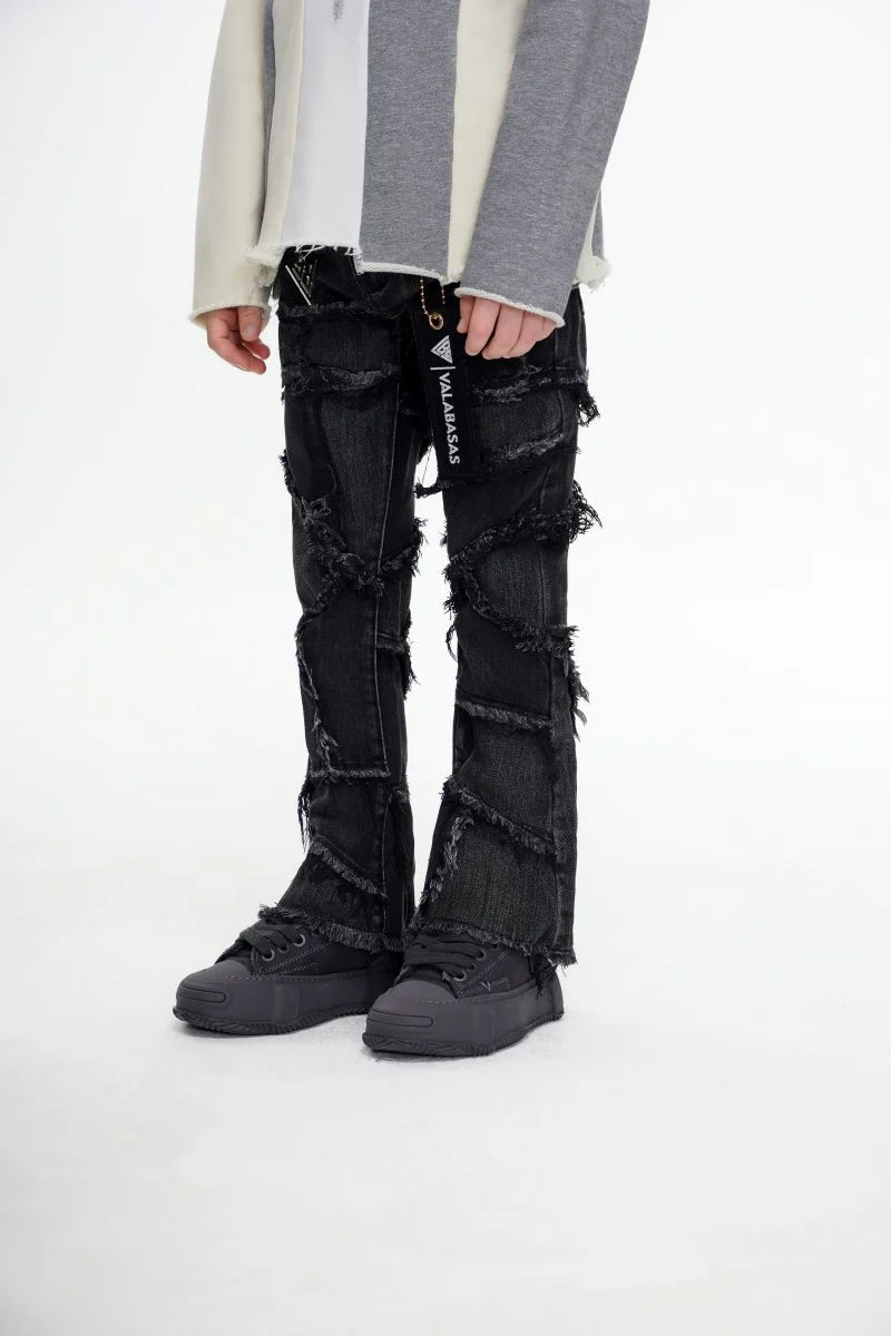 Valabasas Patchwork Kids Jeans - Stacked