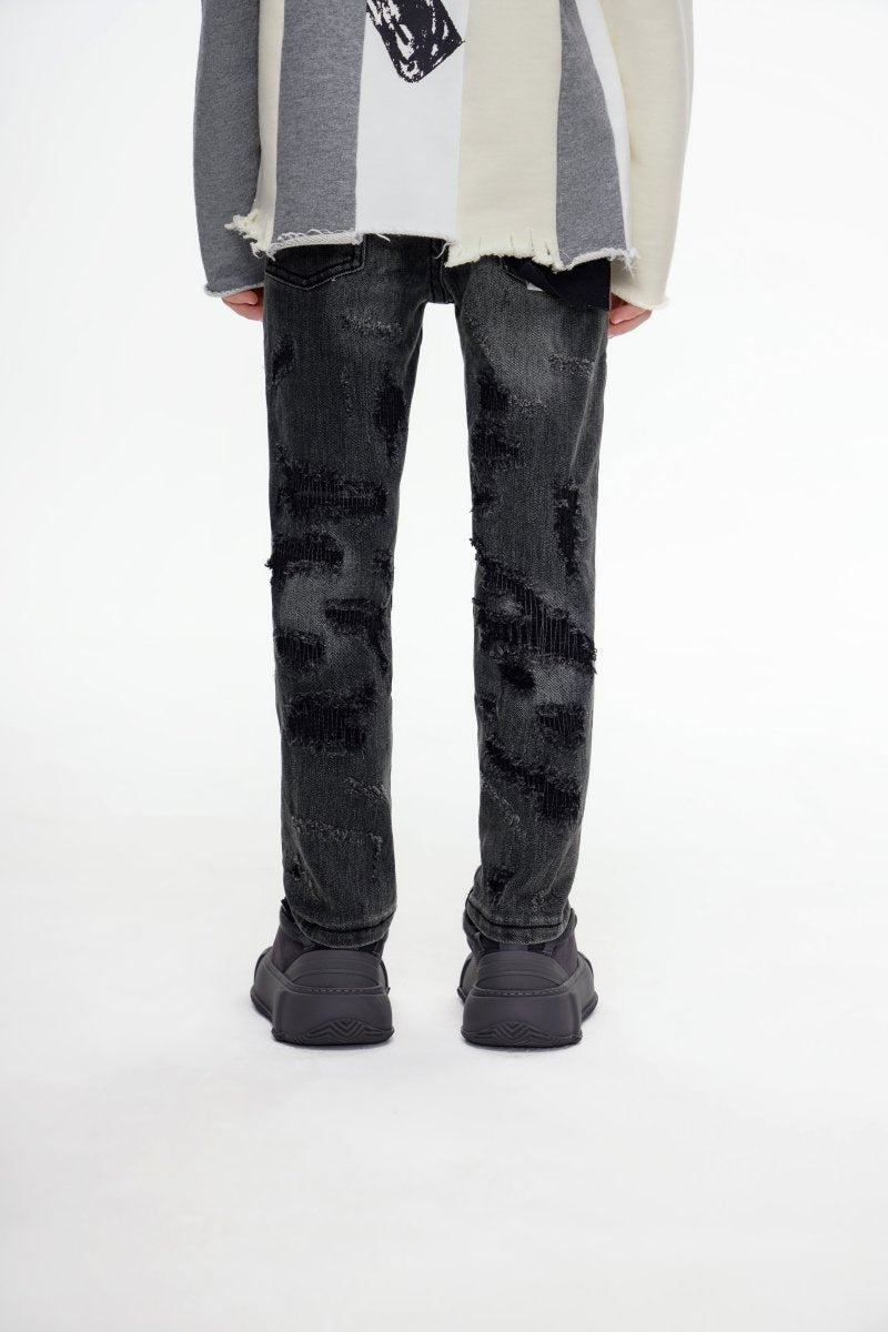 Kids Payload Skinny Grey Denim - Valabasas