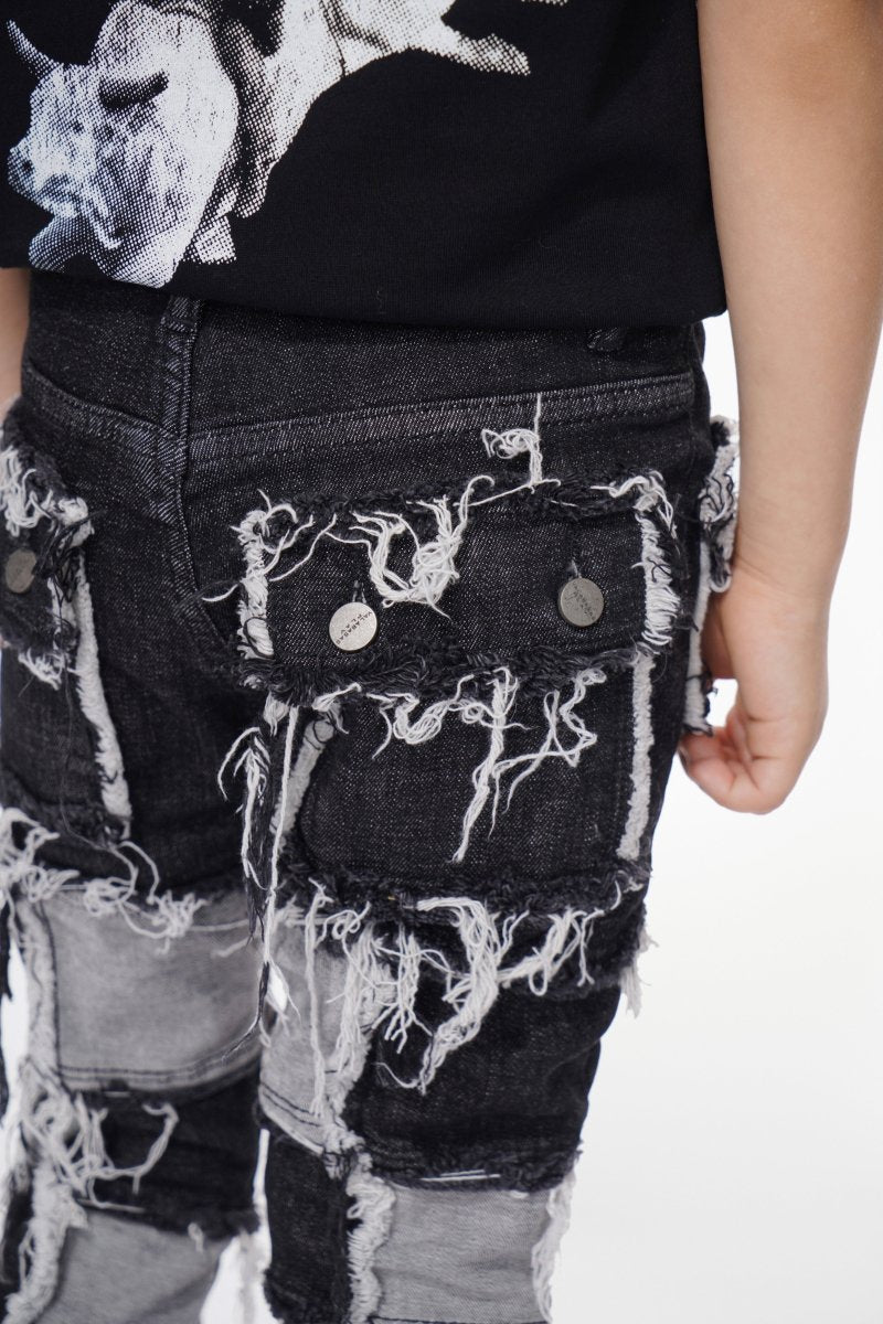 Kids Threads Black White Stacked - Valabasas