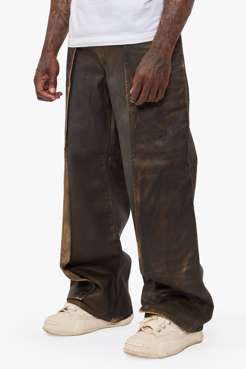 Kuni Baggy Vintage Brown Waxed - Valabasas