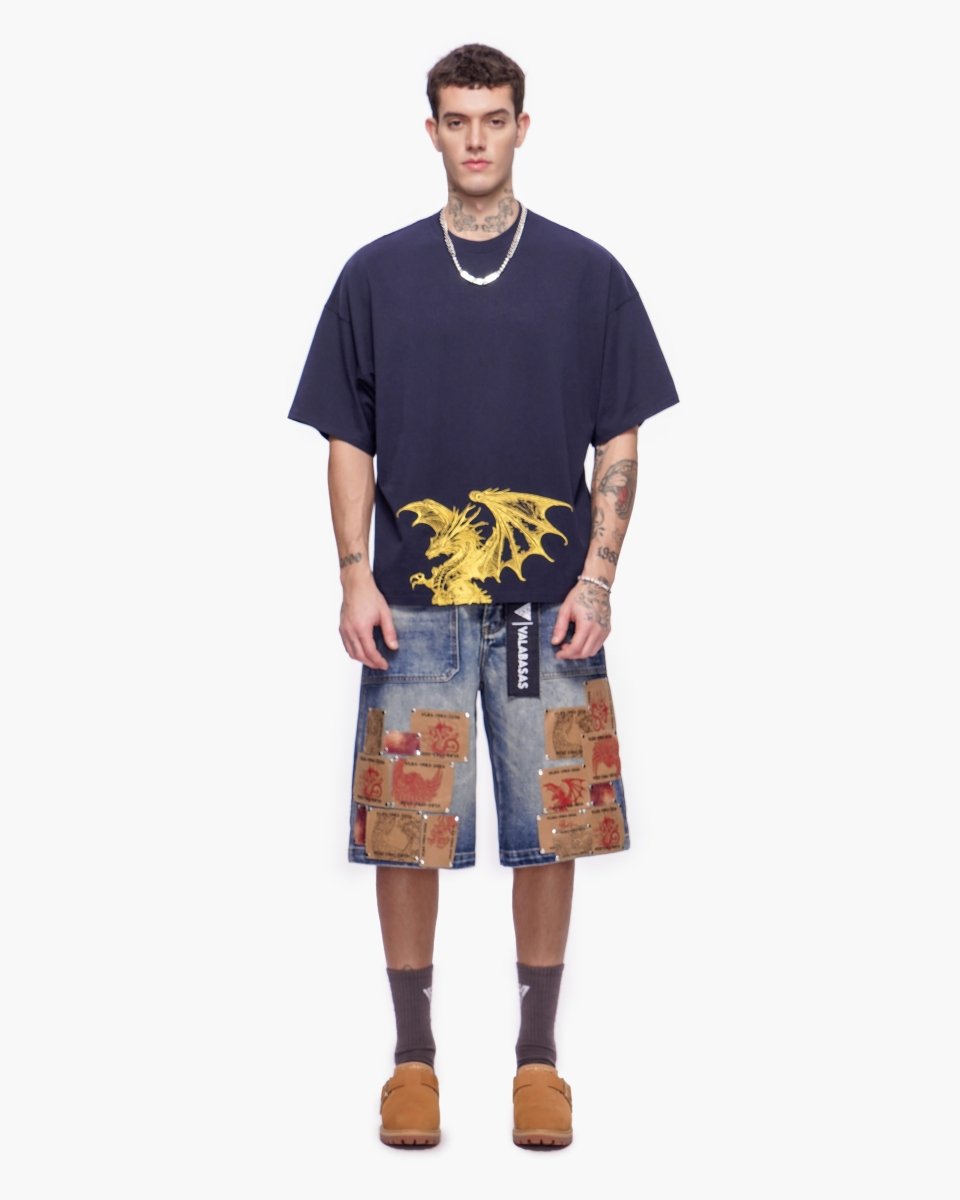 Kunji Tee Navy - Valabasas