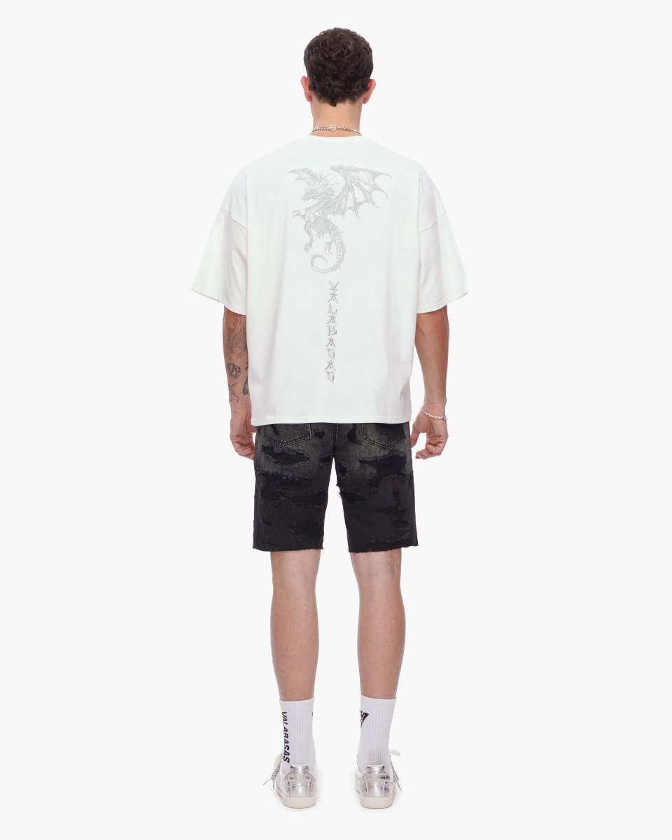 Kunji Tee White Silver - Valabasas