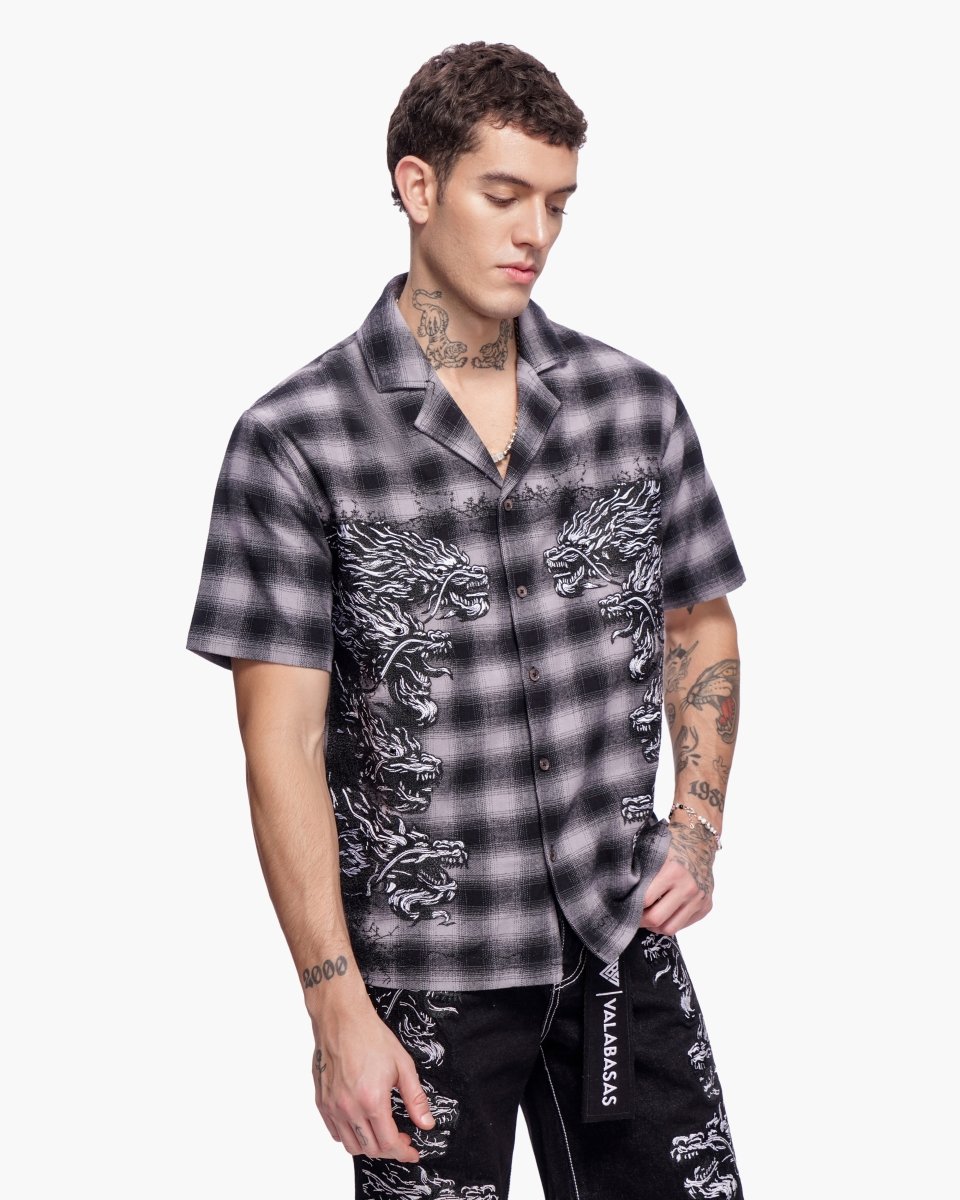 Kuraze Button Down Grey - Valabasas