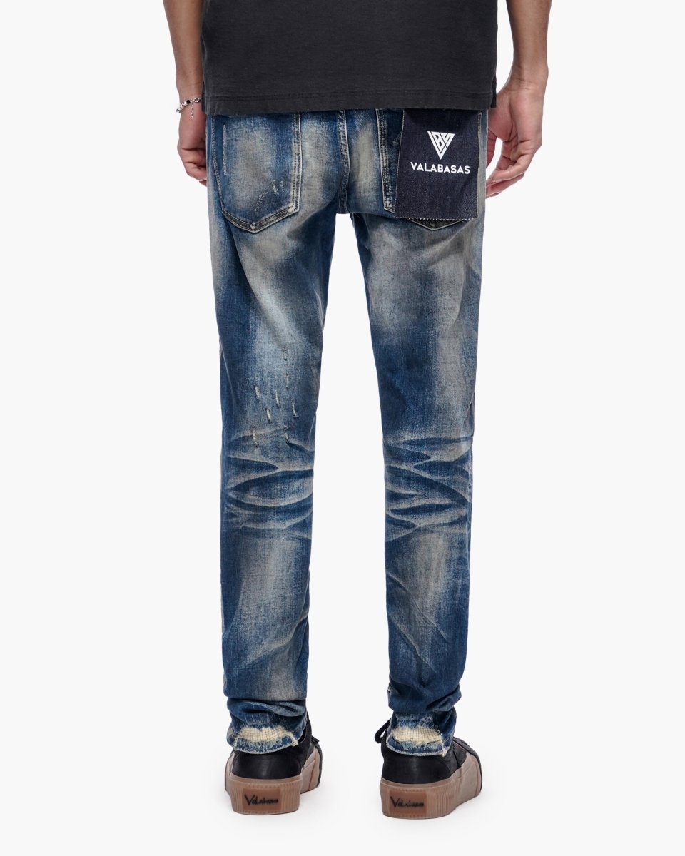 Leader Dark Blue Wash Skinny - Valabasas