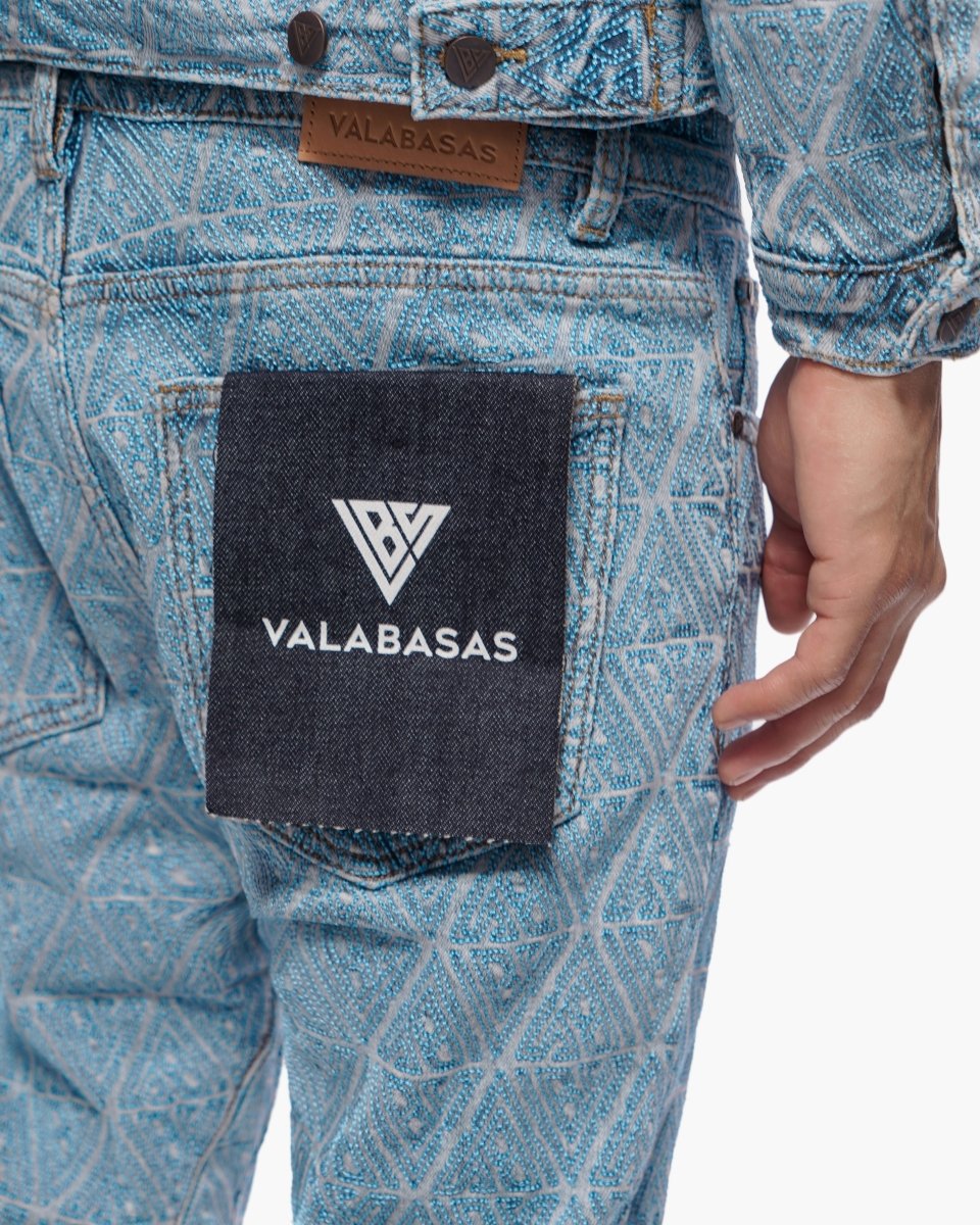 Lockjaw Light Blue Stacked Jeans - Valabasas