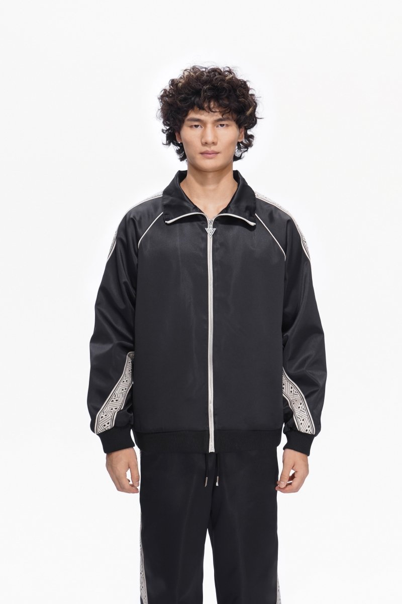 Monaco Track Jacket Black - Valabasas