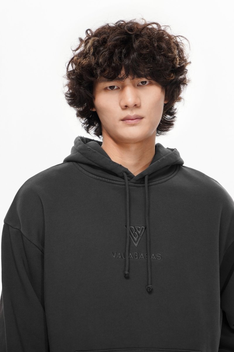 Mr. Fleece Hoodie Grey - Valabasas