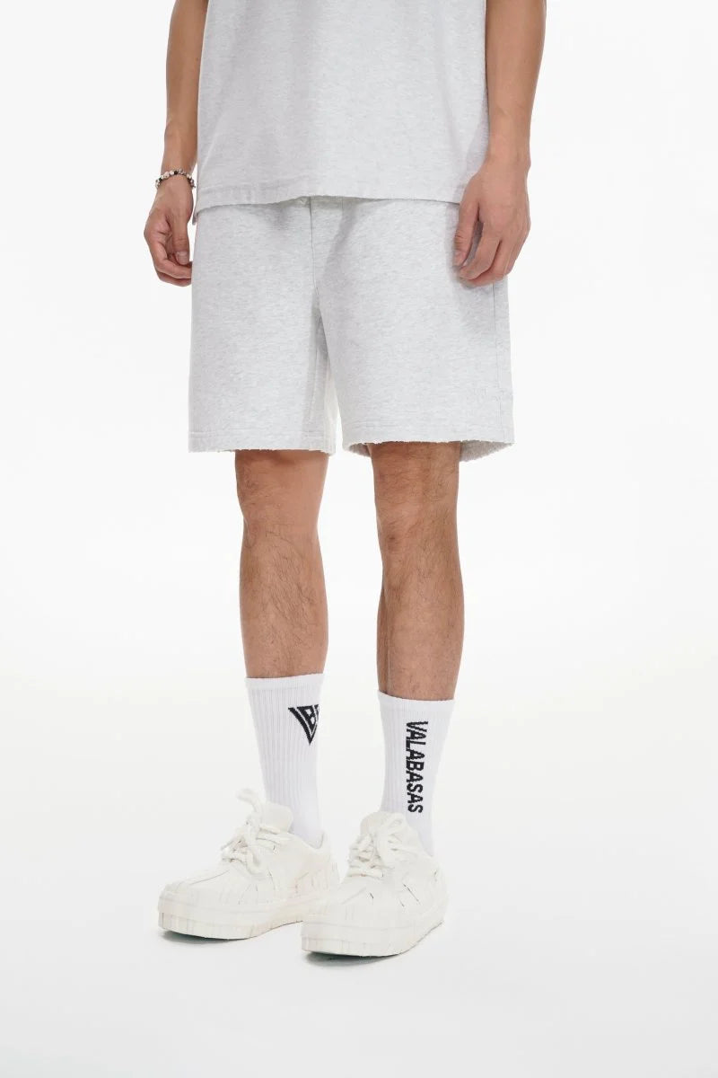 Valabasas Double-Stitch Shorts - Gray