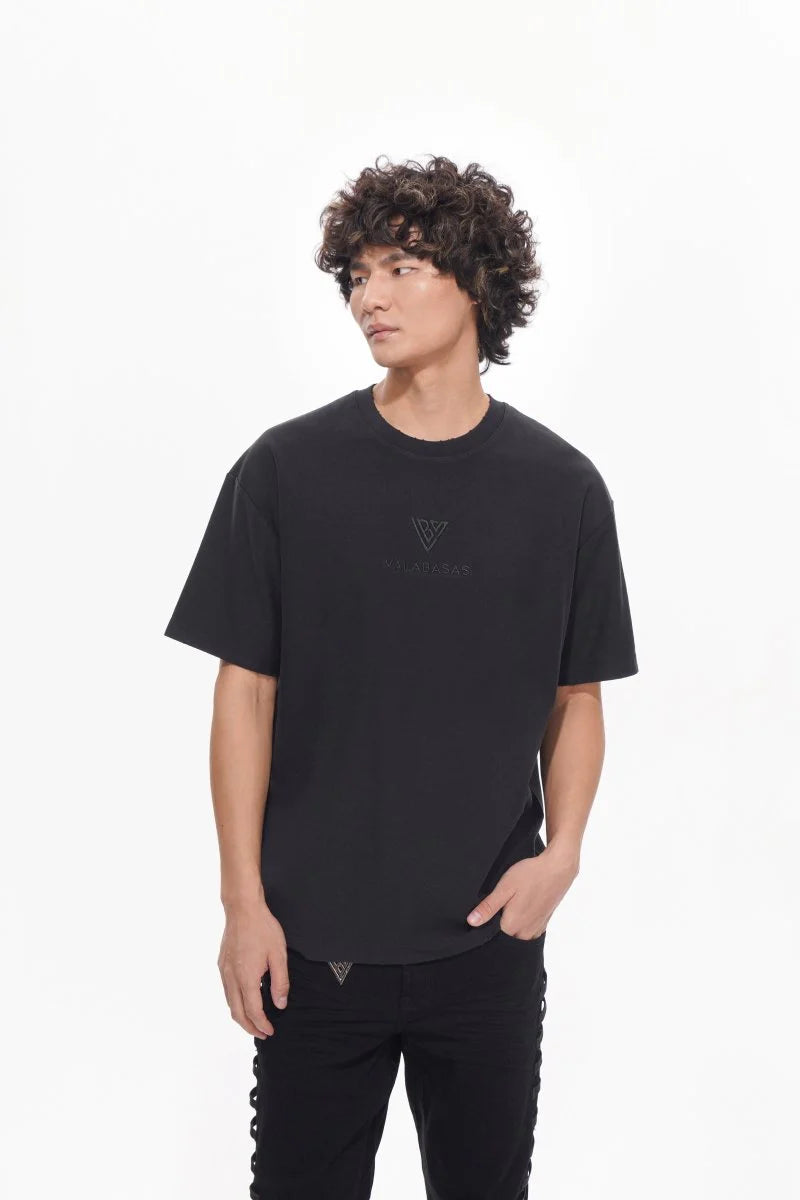 Valabasas V Emblem T-Shirt - Black