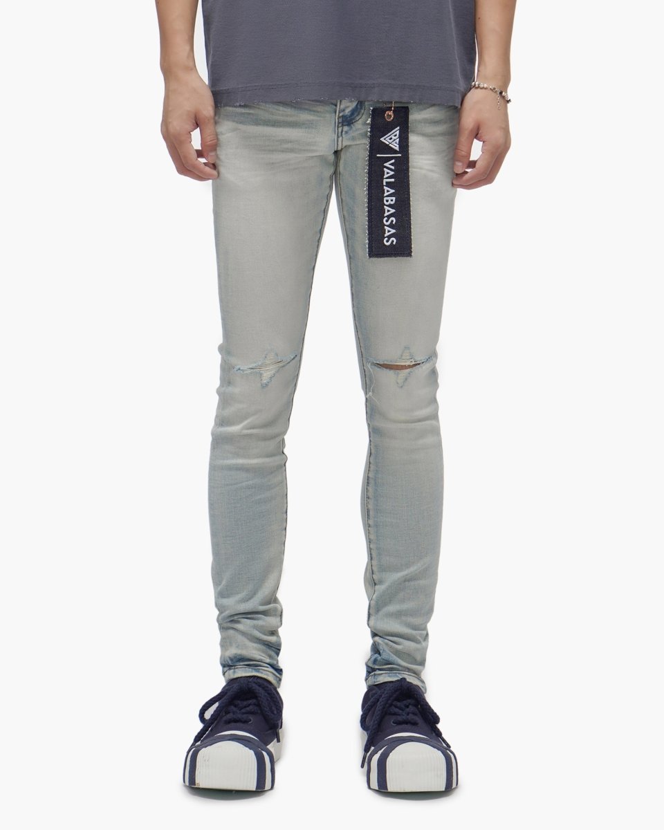 Mr.Clean Light Wash Skinny Jeans - Valabasas