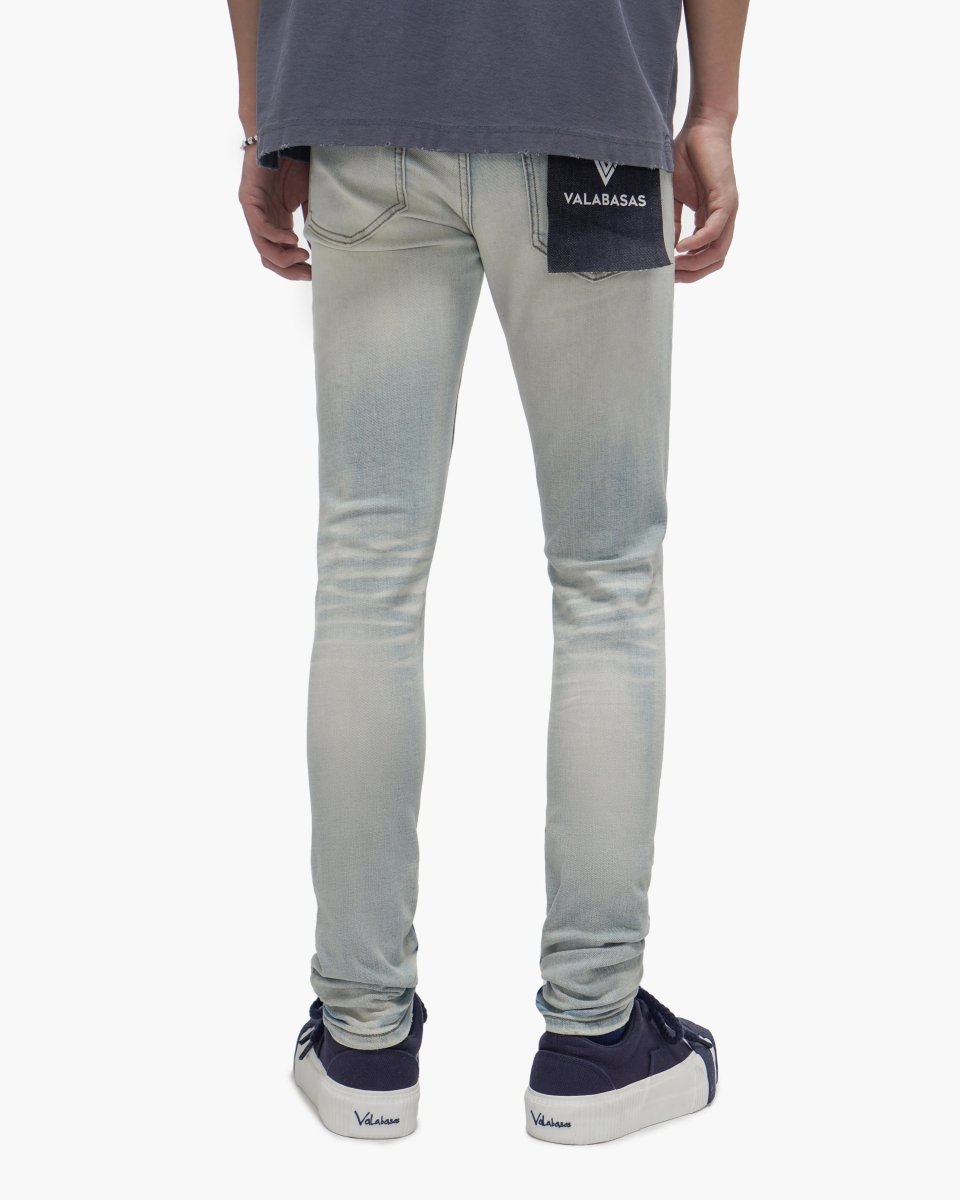 Mr.Clean Light Wash Skinny Jeans - Valabasas