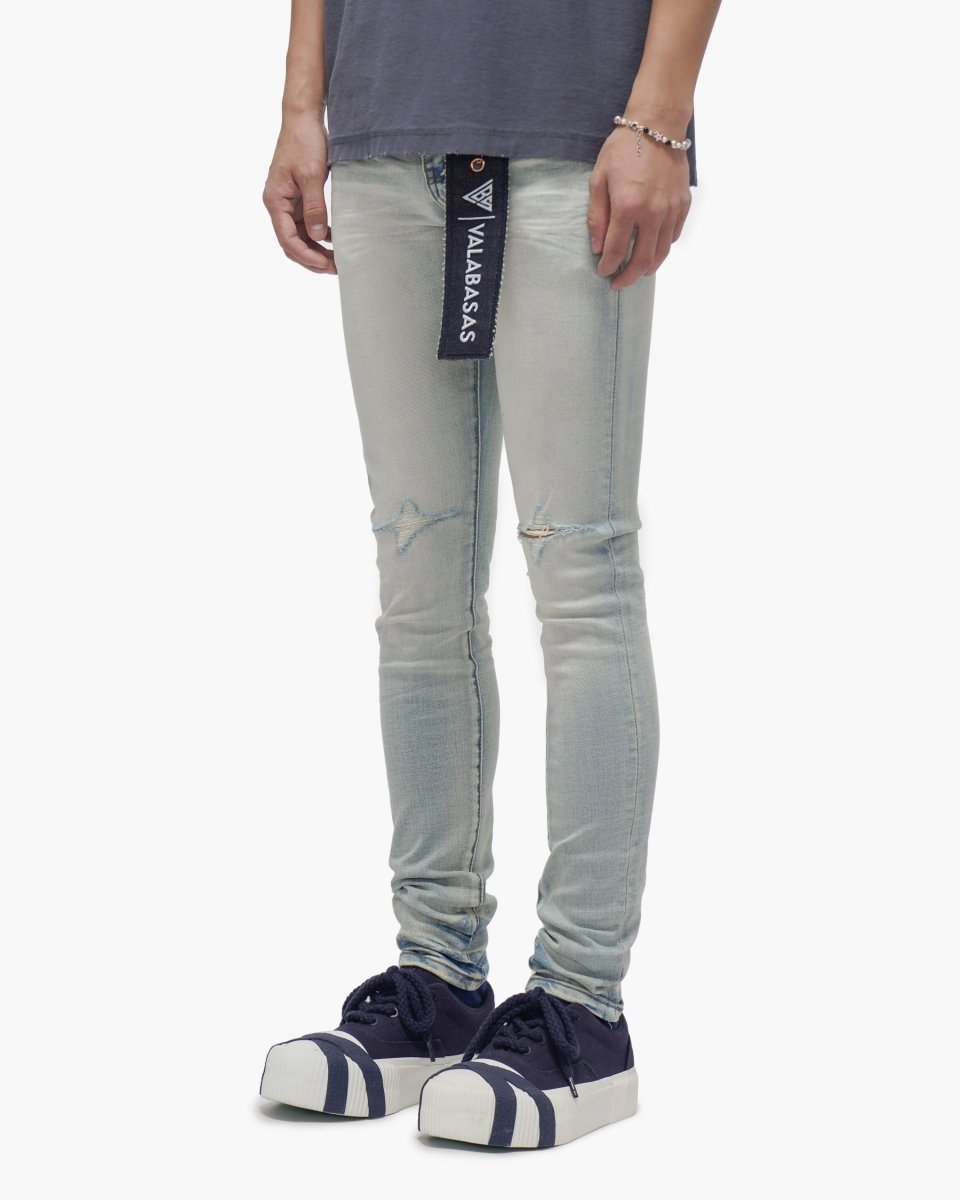Mr.Clean Light Wash Skinny Jeans - Valabasas