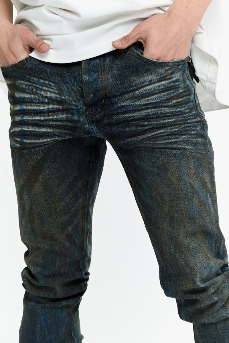 Mr.Flex Dirty Indigo Skinny Jeans - Valabasas