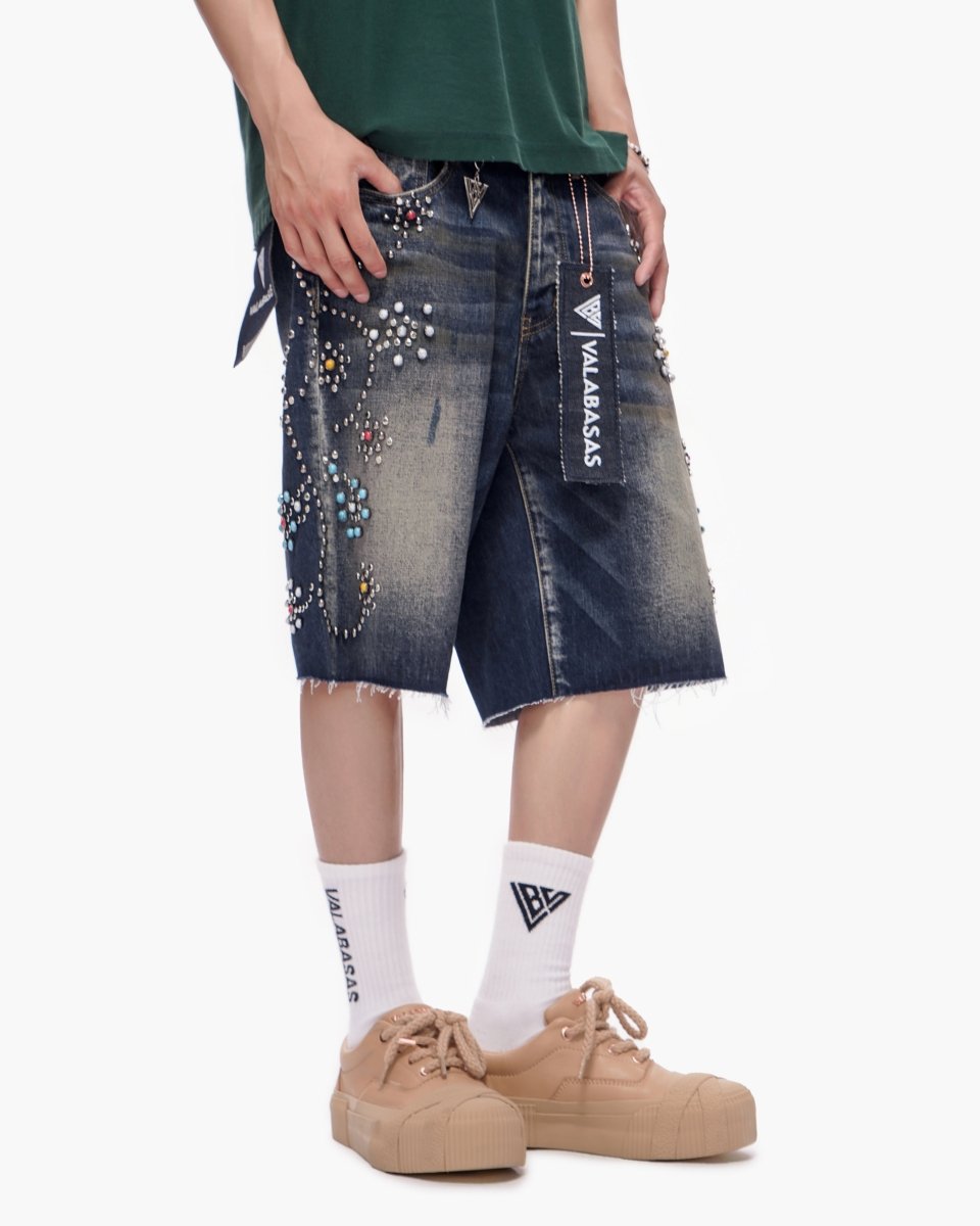 Muse Shorts Dark Blue Wash - Valabasas