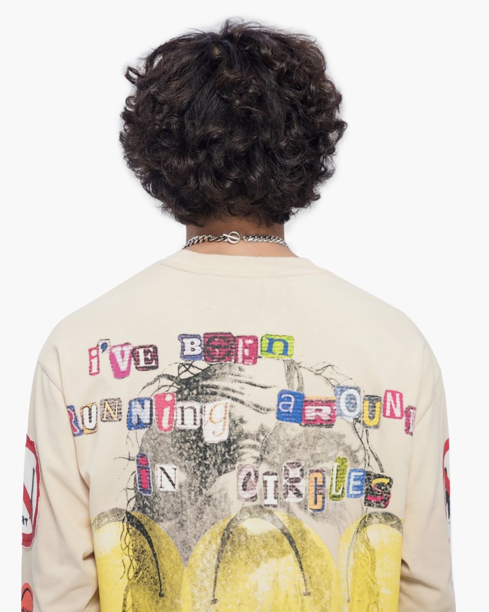 My Name Is Cream Crewneck - Valabasas