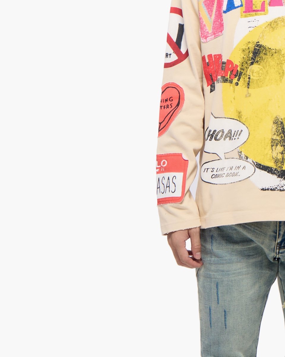 My Name Is Cream Crewneck - Valabasas