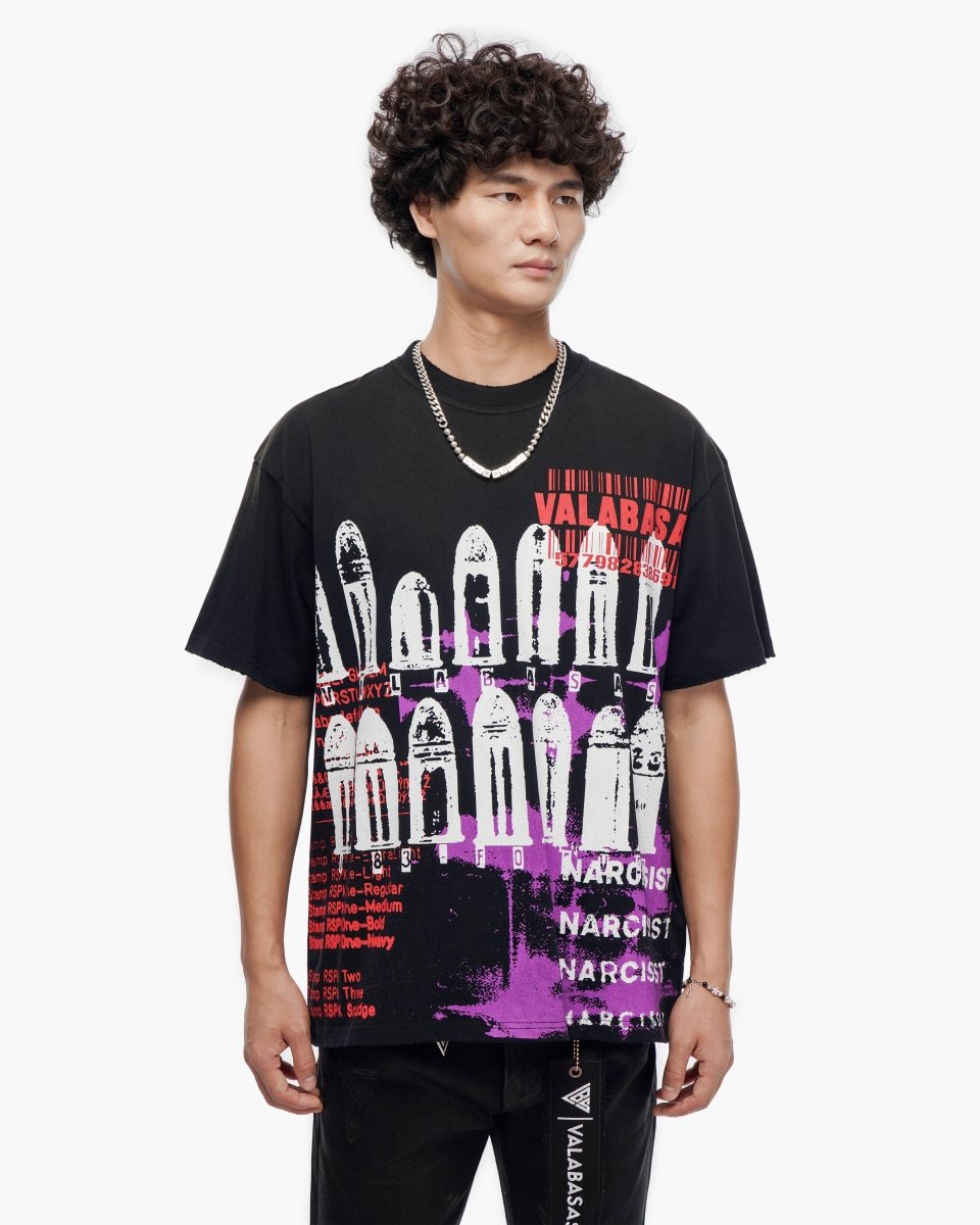 Narcissist Black Tee - Valabasas