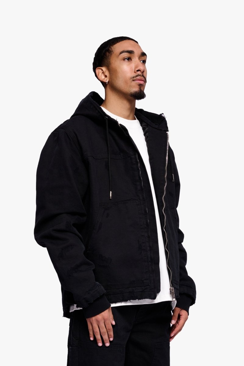 Nest Jacket Black Washed - Valabasas