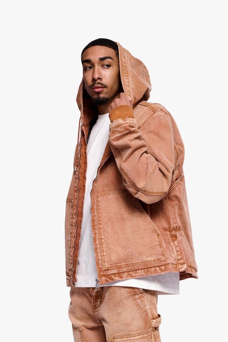 Nest Jacket Brown Washed - Valabasas