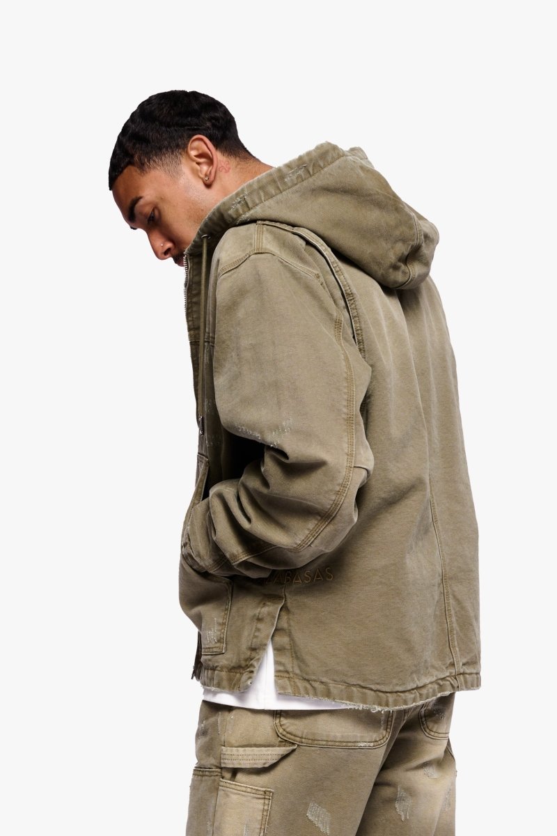 Nest Jacket Green Washed - Valabasas