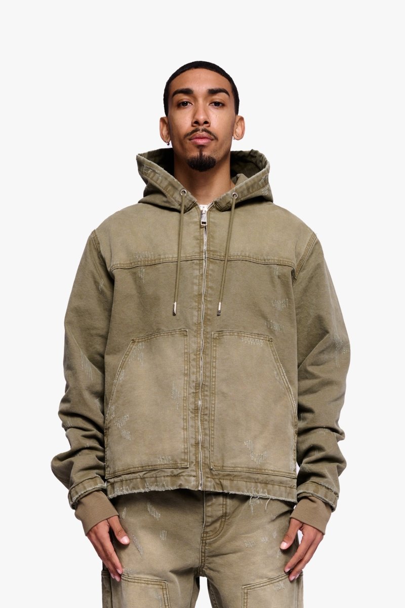 Nest Jacket Green Washed - Valabasas