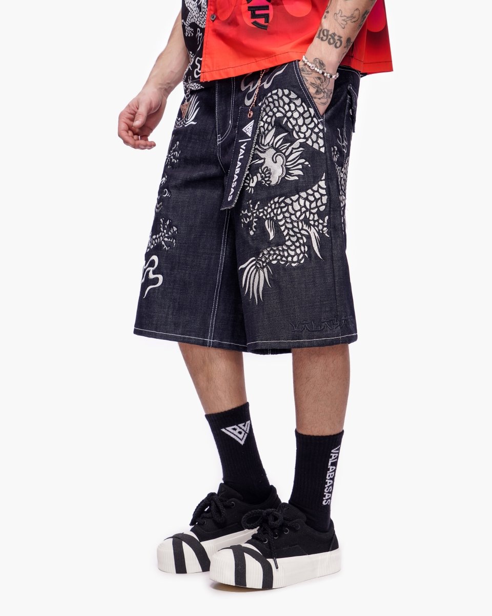 Nexoza Mens Jorts Indigo - Valabasas
