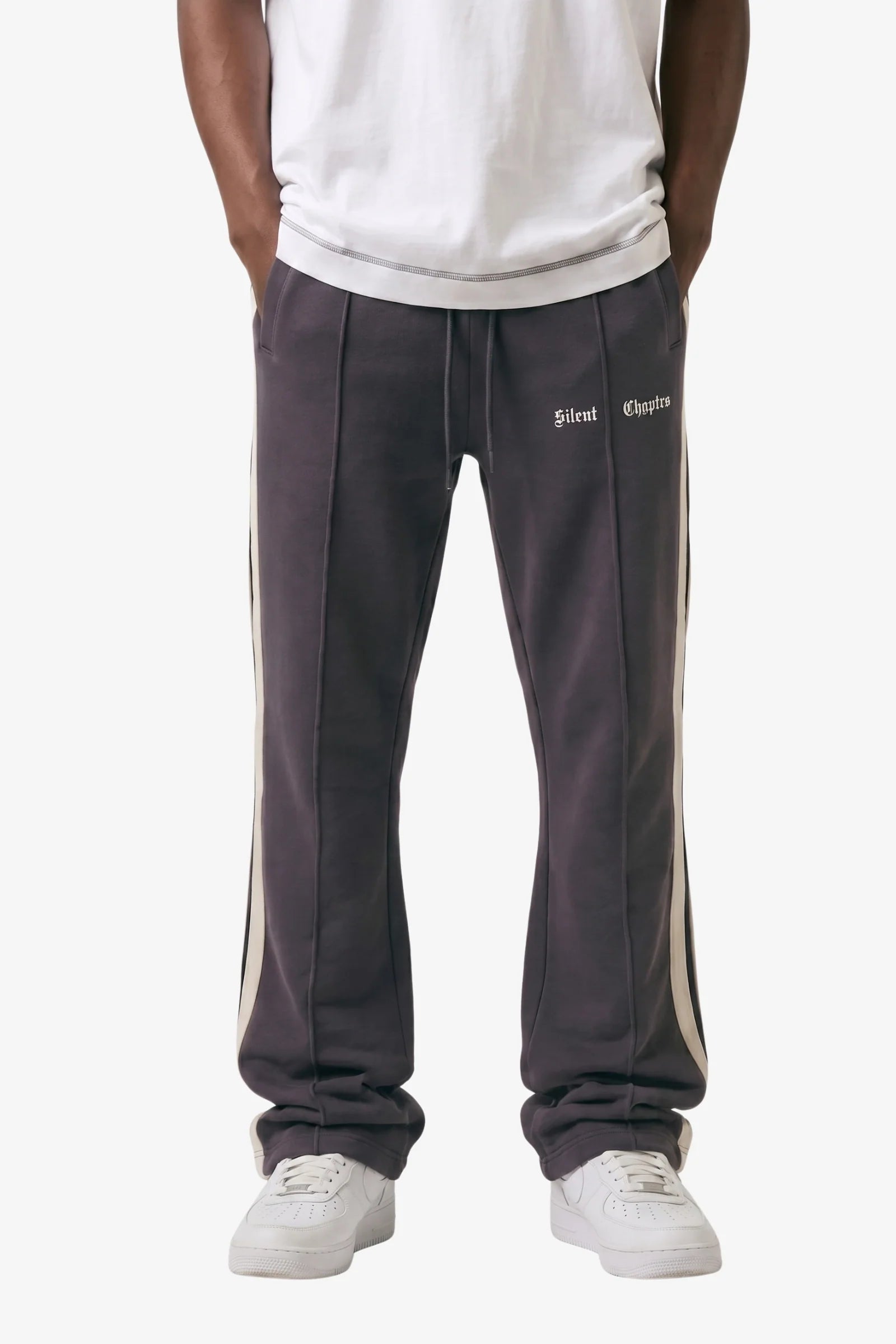Silnt Chptrs Stripe Track Pants - Relaxed Fit