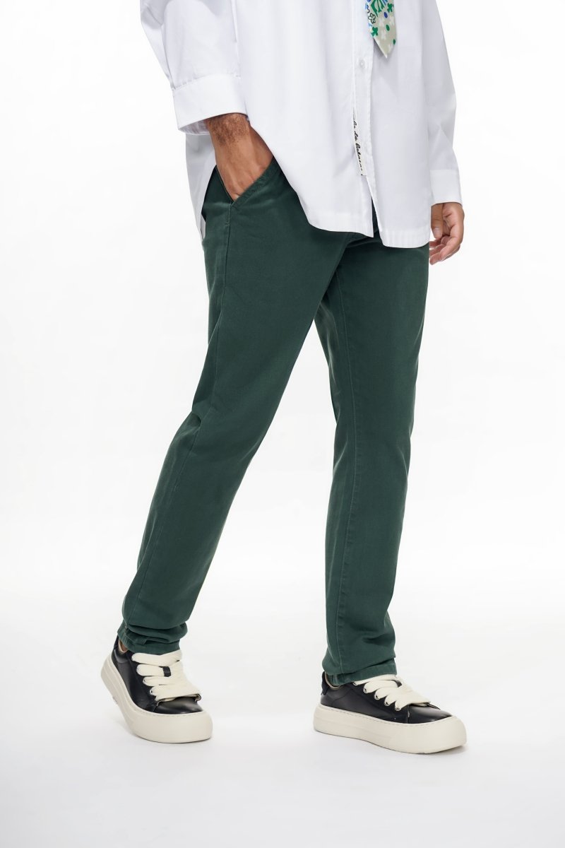 Noctis Chino Pants – Green (Cotton Blend) - Valabasas
