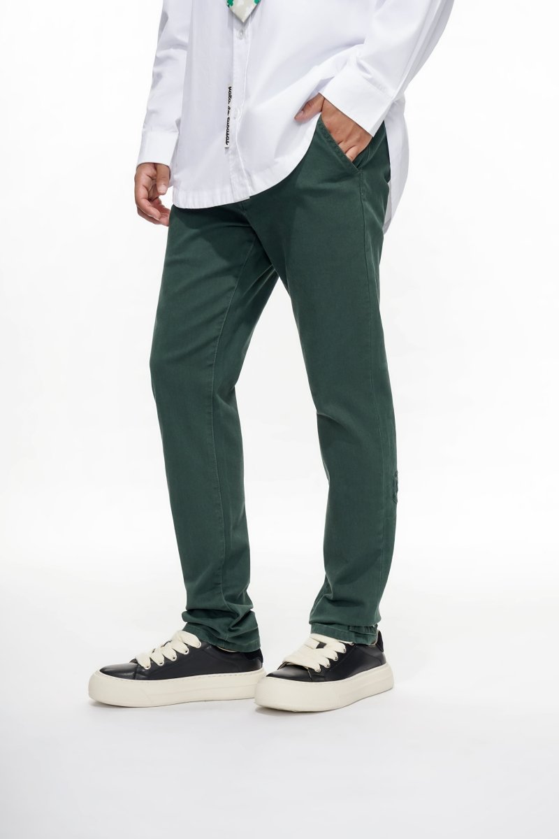 Noctis Chino Pants – Green (Cotton Blend) - Valabasas